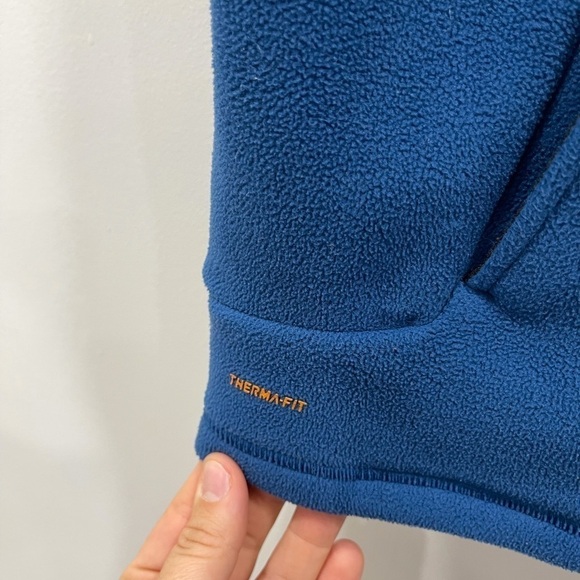 Nike Vintage Fleece Dark Blue Vest Jacket Full Zip - Picture 6 of 9